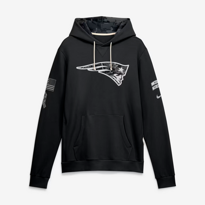 New England Patriots Black 2026 Salute to Service - Hoodie