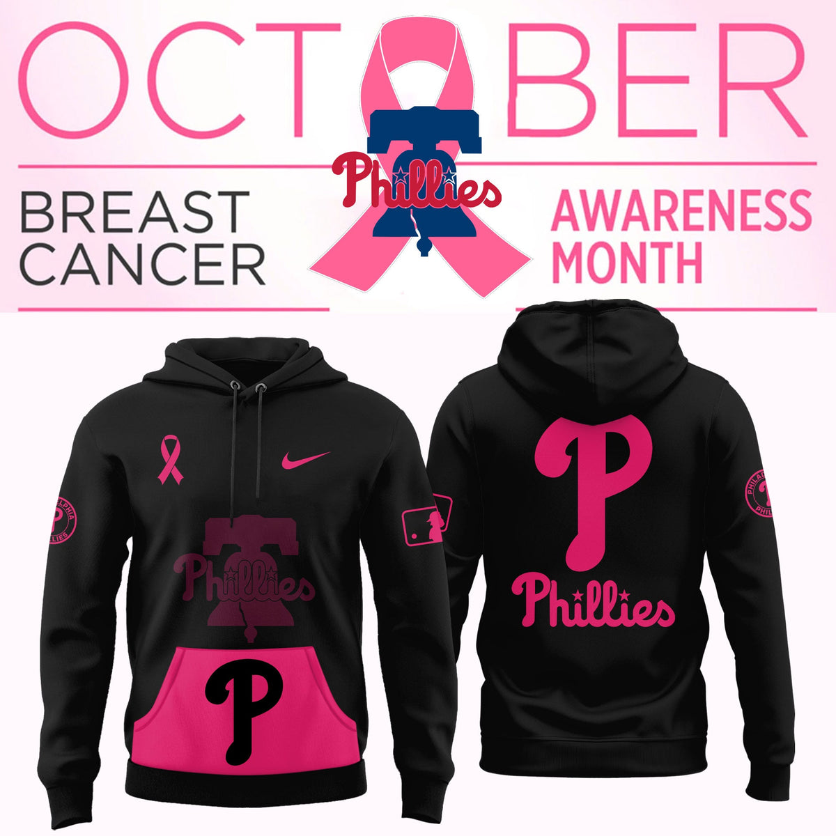 _Philadelphia Phillies - Breast cancer awareness month Jersey