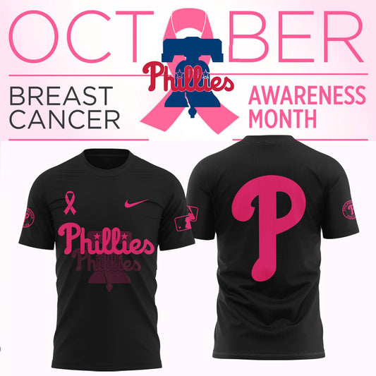 _Philadelphia Phillies - Breast cancer awareness month Shirt