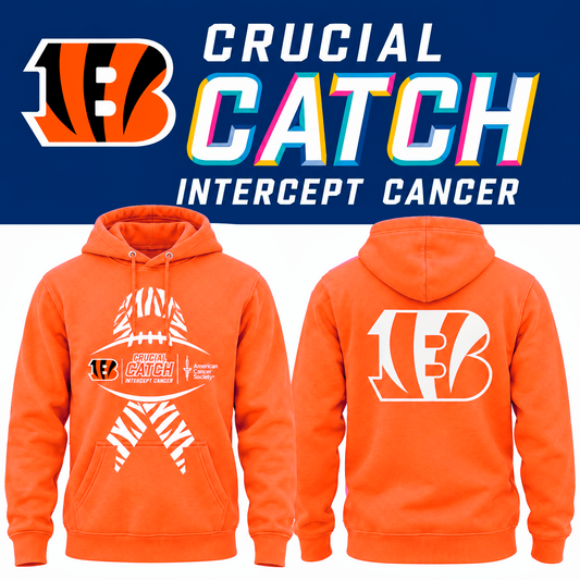 Cincinnati Bengals 2026 Crucial Catch Hoodie
