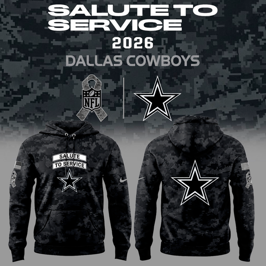 Dallas Cowboys Salute To Service 2026 – Hoodie