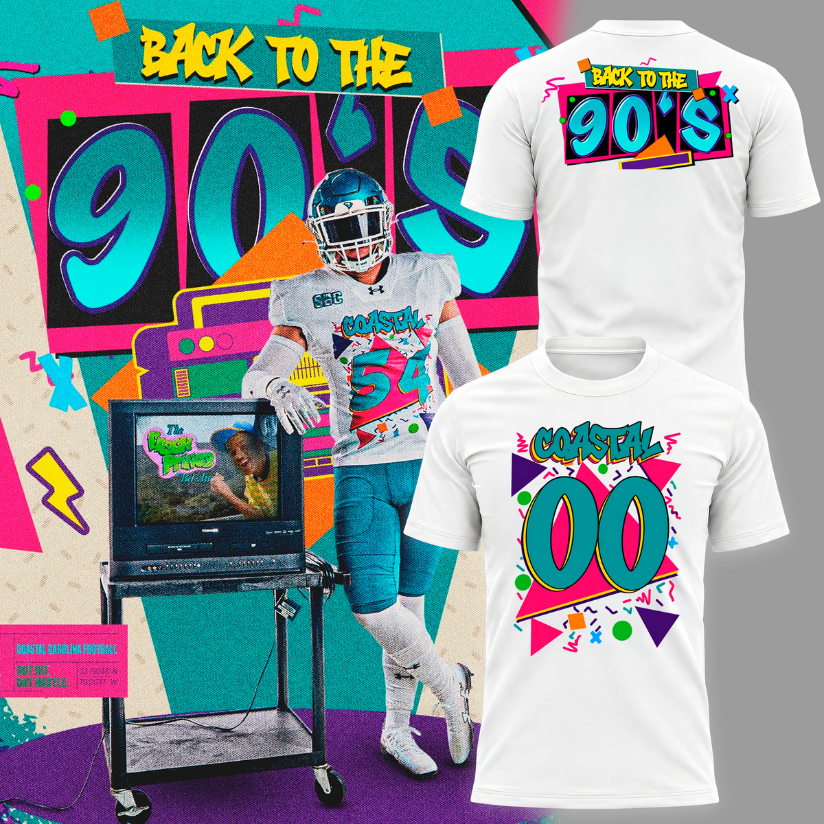 COASTAL CAROLINA GOES BACK TO THE '90s - Tshirt