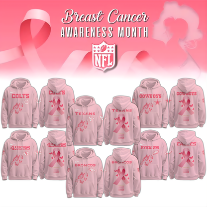 All Teams Breast Cancer Awareness Collection Hoodie