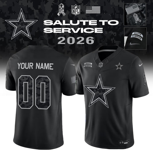 Limited Edition Dallas Cowboys 2026 x Salute to Service Jersey
