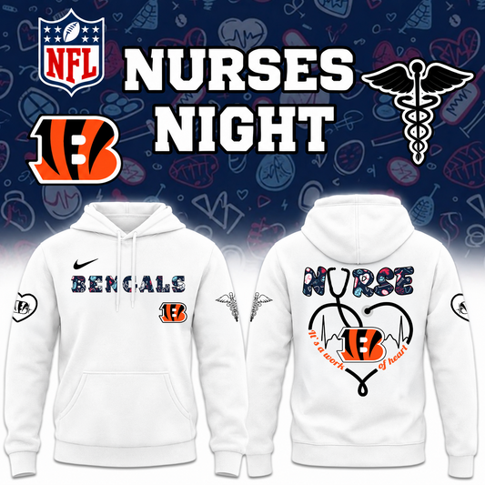 Cincinnati Football Nurse Night Hoodie