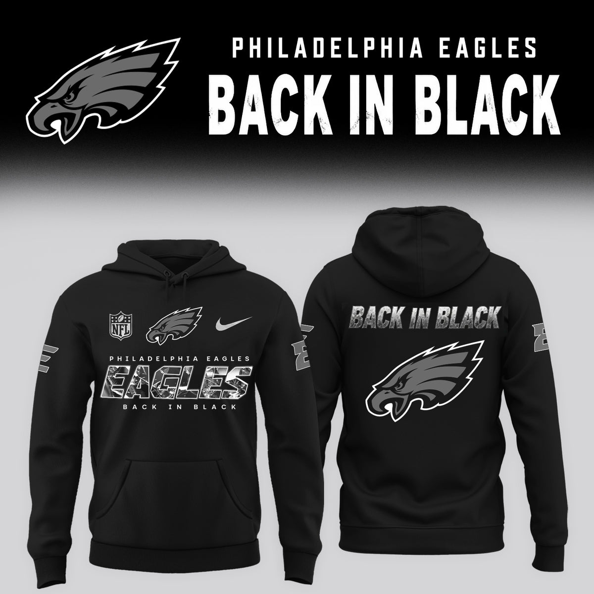 2026 Eagles - Back In Black Limited Edition Hoodie