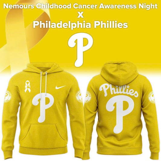 Nemours Childhood Cancer Awareness Night x Philadelphia Phillies Hoodie V1