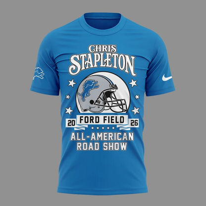 01. New Shirt Chris Stapleton x Detroit Lions - All American Road Show T-Shirt