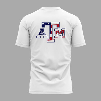 Texas A&M Football "Salute to Service" White T-Shirt