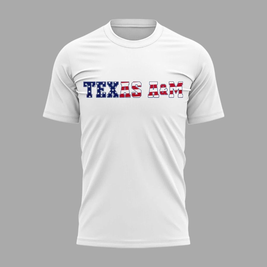 Texas A&M Football "Salute to Service" White T-Shirt