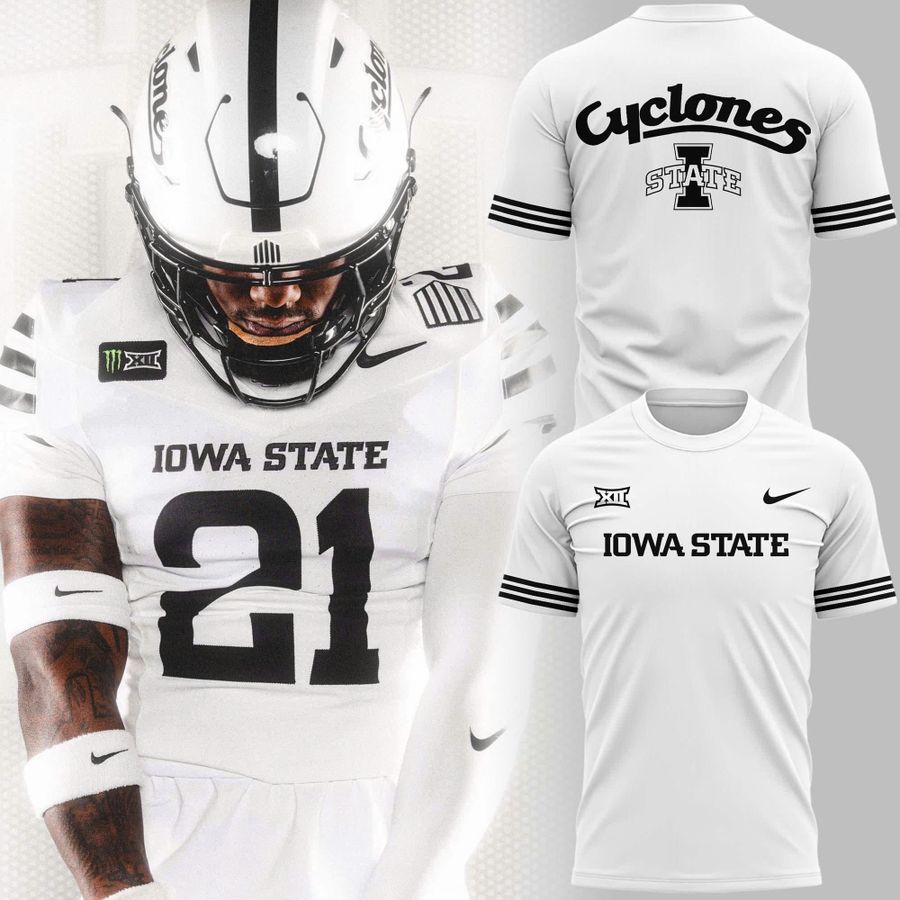 Iowa State "icy whites" Uniform T-shirt