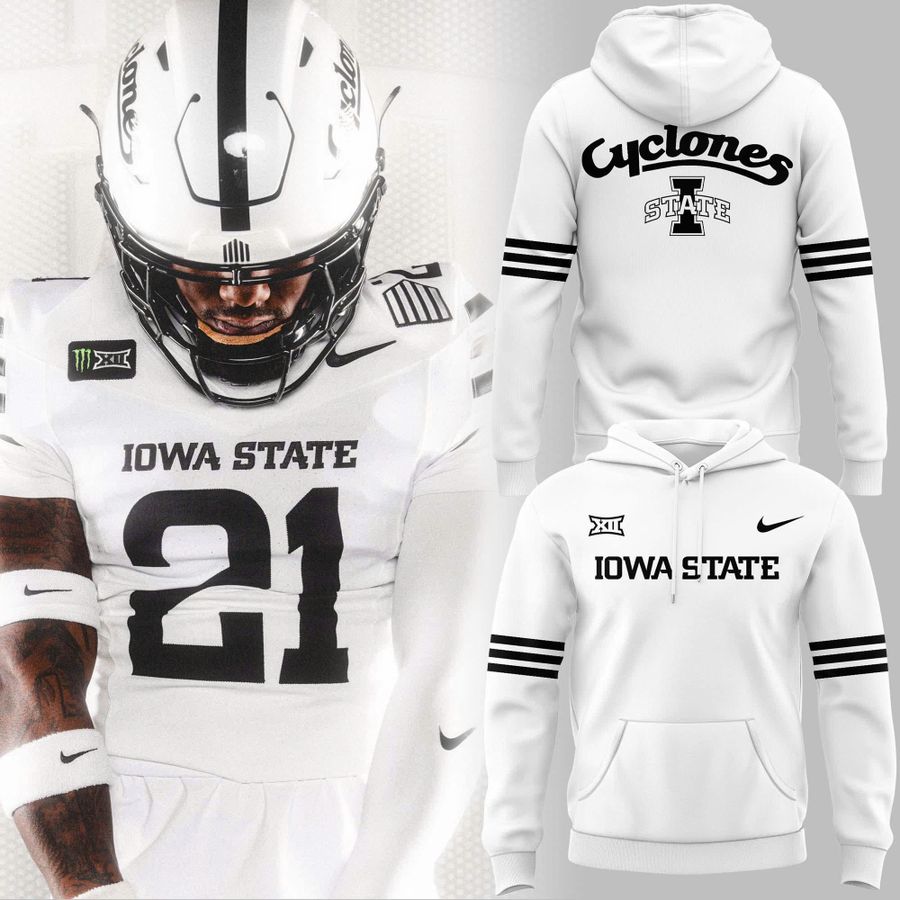 Iowa State "icy whites" Uniform Hoodie