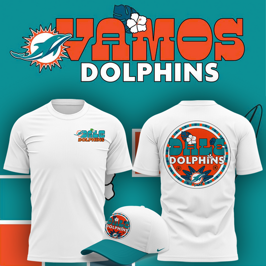 Exclusive Version Miami Dolphins Hispanic Heritage Tshirt 2026