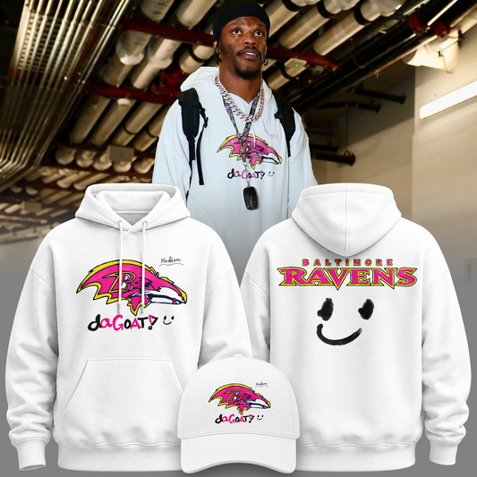 4.Limited Edition Baltimore Ravens Hoodie Designed By Young Heroes Battling Cancer