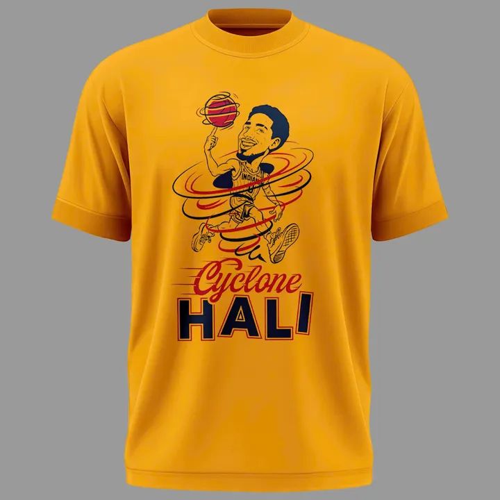 Limited Edition 2026 T-Shirt “Cyclone Hali” Tyrese Haliburton Signatures Print.