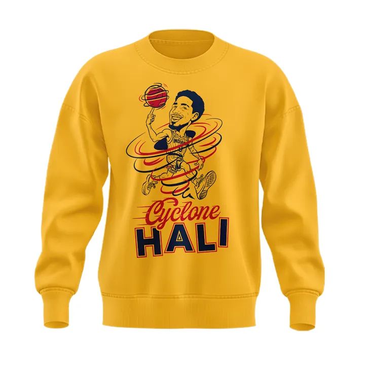 New Sweatshirt “Cyclone Hali” Tyrese Haliburton Signatures Print.
