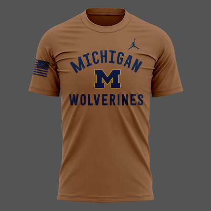 Michigan Wolverines 2026 Military Appreciation Sideline Dri-FIT T-shirt