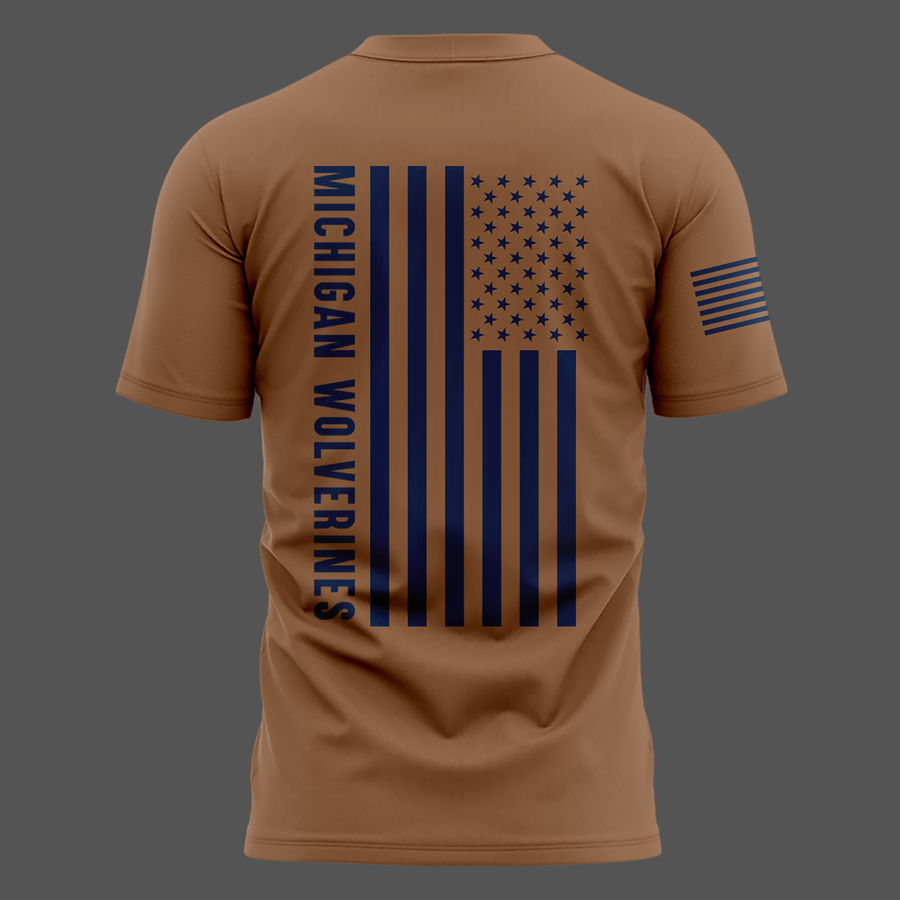 Michigan Wolverines 2026 Military Appreciation Sideline Dri-FIT T-shirt