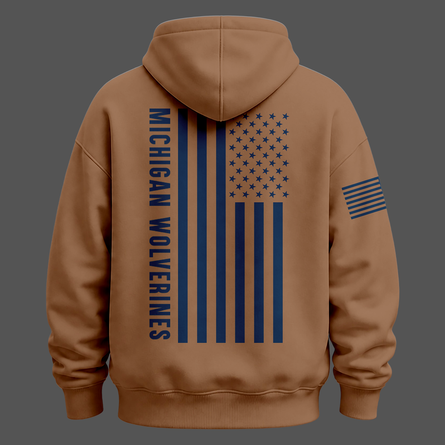 Michigan Wolverines 2026 Military Appreciation Sideline Dri-FIT Hoodie