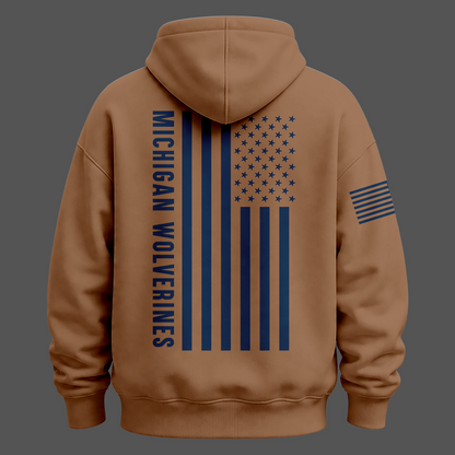 Michigan Wolverines 2026 Military Appreciation Sideline Dri-FIT Hoodie