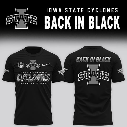 2026 Iowa State - Back In Black Limited Edition Tshirt