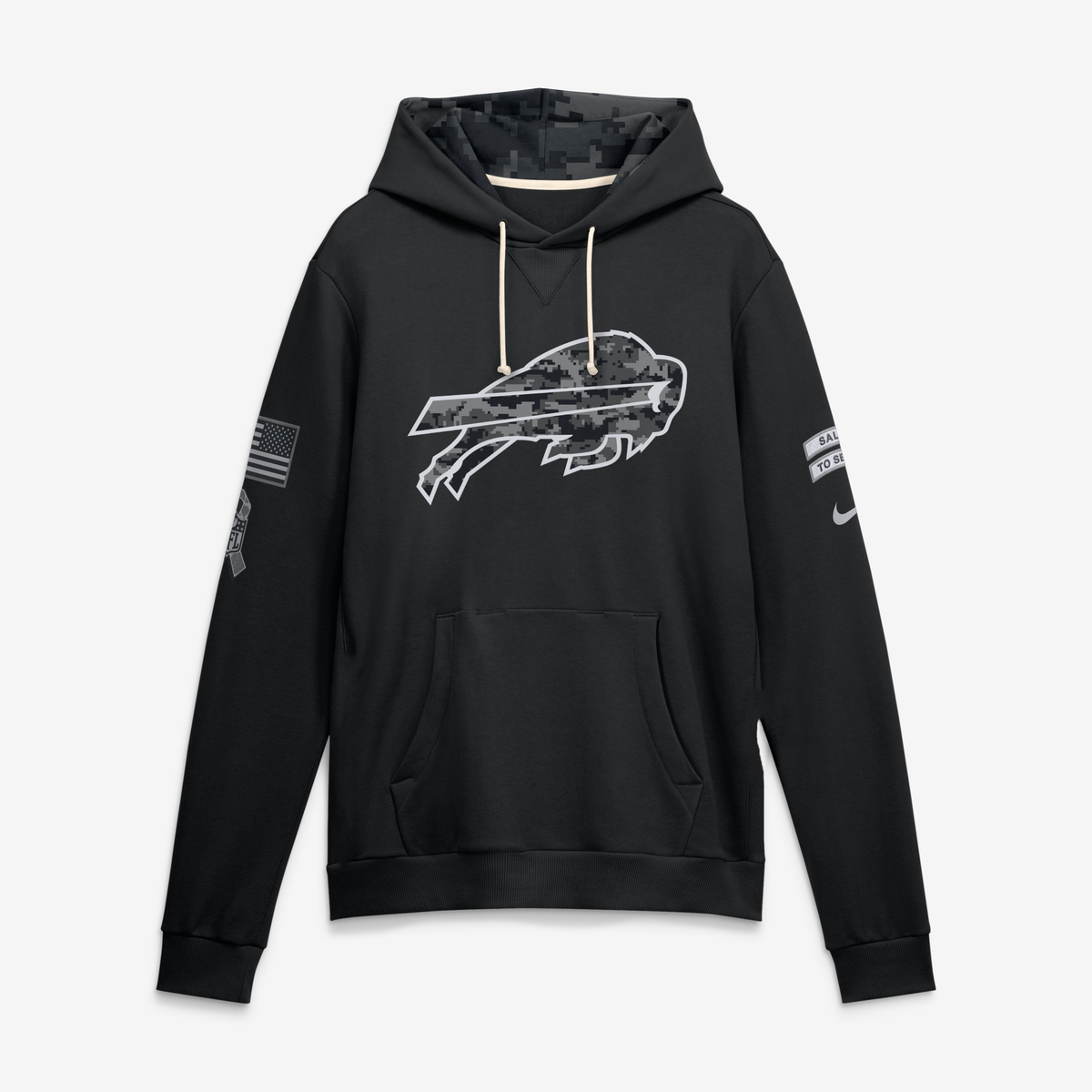 Buffalo Bills Black 2026 Salute to Service - Hoodie