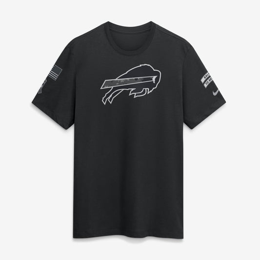 Buffalo Bills Black 2026 Salute to Service - Tshirt