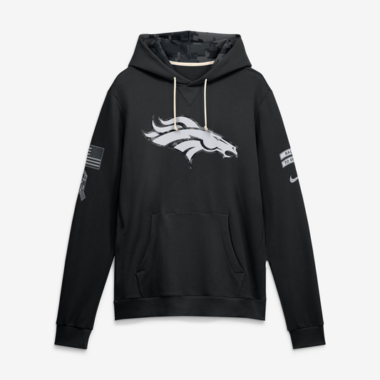 Denver Broncos Black 2026 Salute to Service - Hoodie