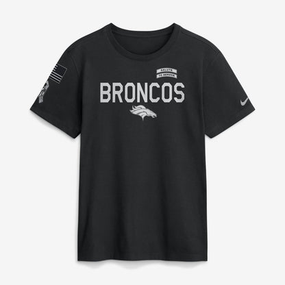 Denver Broncos Black 2026 Salute to Service - Tshirt