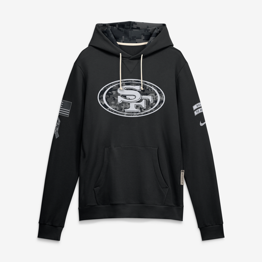 49ERS Black 2026 Salute to Service - Hoodie