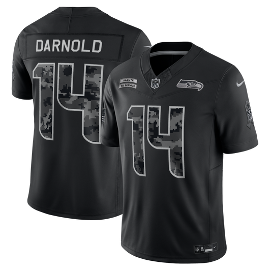 Seattle Seahawks Black 2026 Salute to Service - Jersey