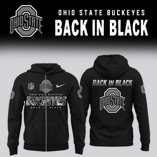 2026 Ohio State - Back In Black Limited Edition ZipHoodie