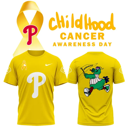 Philadelphia Phillies Childhood Cancer Awareness Day 2025 T-Shirt