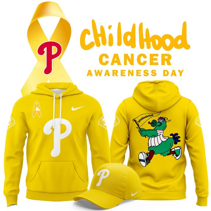 Philadelphia Phillies Childhood Cancer Awareness Day 2025 Hoodie
