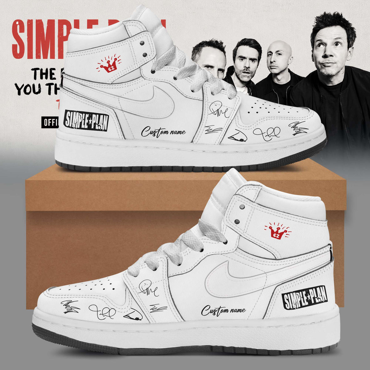 The Bigger Than You Think Tour 2026 Custom 3D High-Top Sneakers – Alternative Vibe Edition