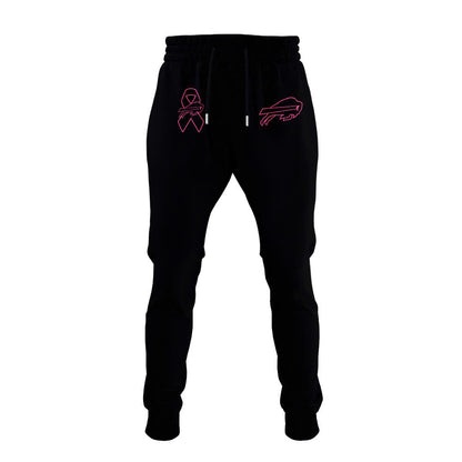 Buffalo Bills Crucial Cancer Hoodie 115 &amp; Cap &amp; Jogger B