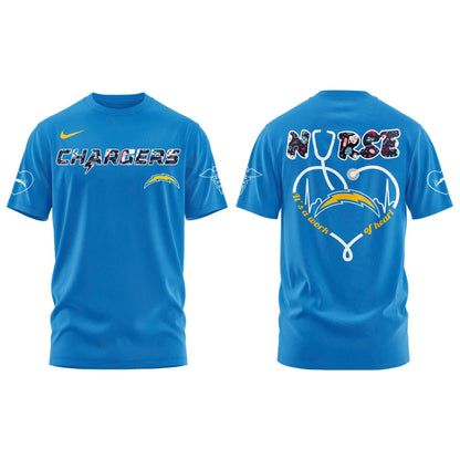 Los Angeles Chargers NURSES NIGHT Combo Tshirt | Jogger | Cap